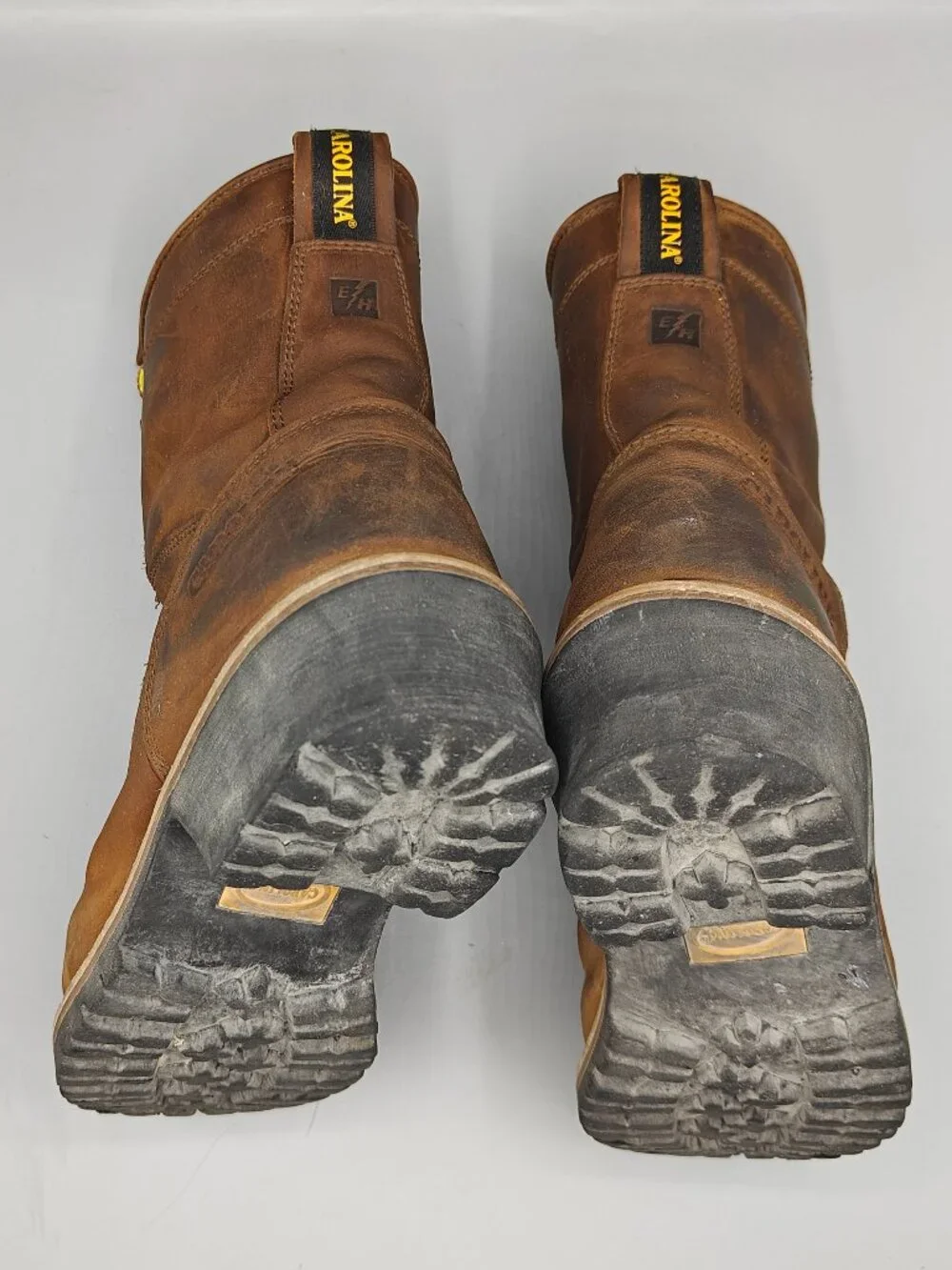 Carolina Elm 8” CA9821 Waterproof Steel Toe Logger Boots Men's Size 9.5 EE